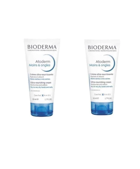 Bioderma Atoderm Hand & Nail Cream 50 ml - İkili Paket Özel Fiyat