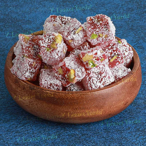 Narlı Yer Fıstıklı Mini Lokum 250 Gram - 3