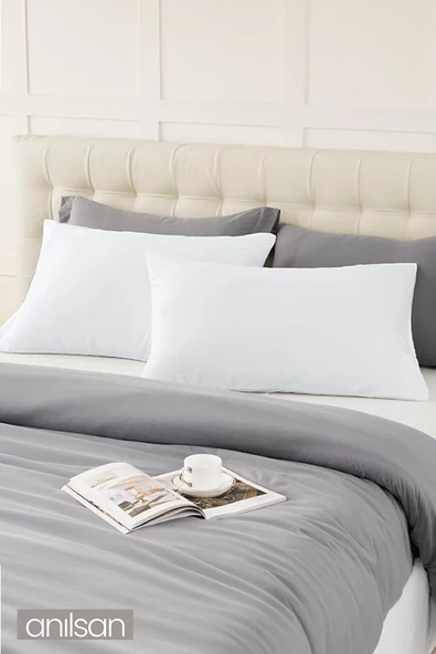 4'lü Mikrofiber Antialerjik Yastık - 800gr, 50x70cm, Boncuk Silikon Dolgulu - 3