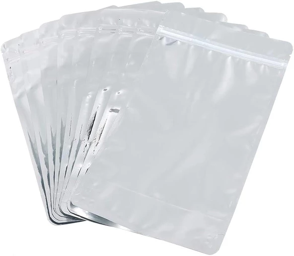 Doypack Pencereli Metalize Kilitli Kese Kağıdı - 250 Gramlık - 13x22x7 Cm. - 60 Adet - Resim 3