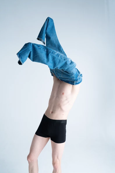 Mercan 3'lü Paket Pamuklu Likralı Premium Esnek Kumaş Siyah Erkek Boxer - 5