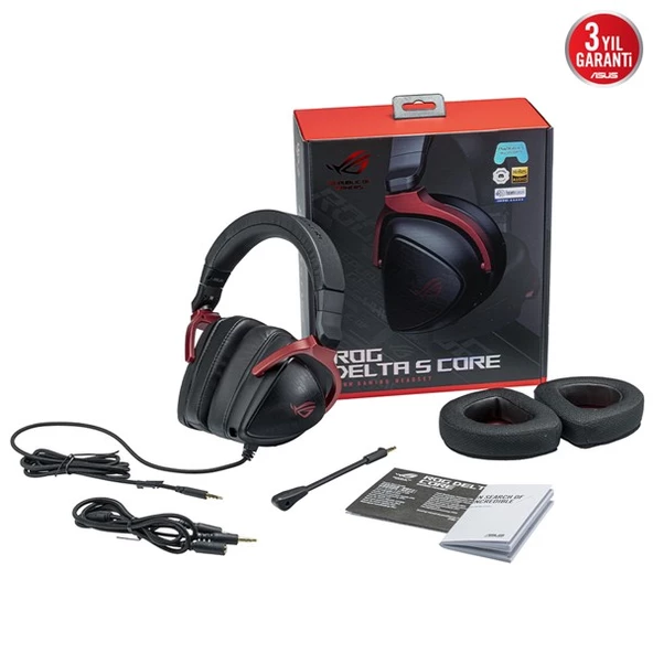 Asus Rog Delta S Core 7.1 Surround Ses 3.5 Mm Jak Bağlantılı Pc/Ps5/Xbox/Nıntendo Ve Mobil Oyunlar İçin Oyuncu Kulaklığı - 7