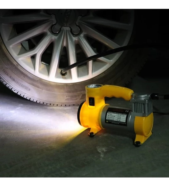 Pro Seri Çelik Gövde Pistonlu 12 V 160 Psi Dakikada 85 Lt Araç Araba Lastik Bot Şişirme Kompresörü - 3
