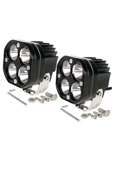 Offroad Sis Lambası 4 Led 20w Beyaz Cree Led Motorsiklet Uyumlu Çift Fiyatı