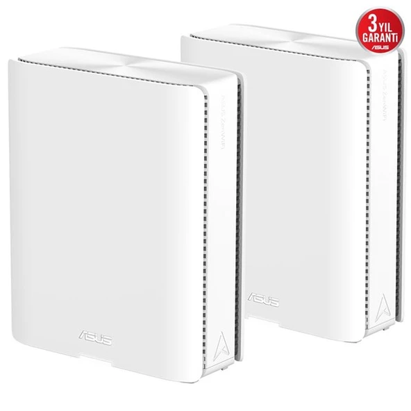ASUS ZENWIFI BQ16 BE25000 MESH ROUTER 2-li paket ürün görseli 1
