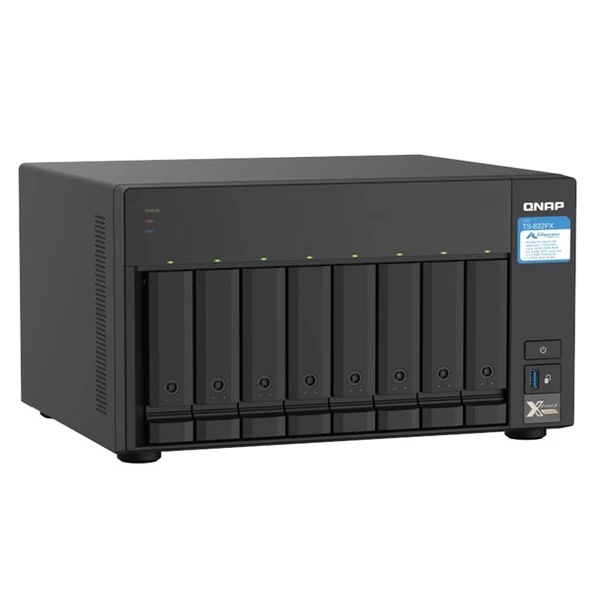 QNAP TS-832PX-8G ALPINE AL324 QC 8GB RAM- 8-diskli Nas Server (Disksiz) - 4