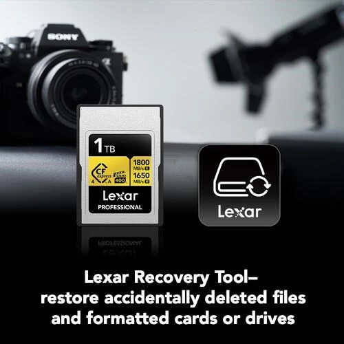LEXAR 1TB PROFESSIONAL GOLD LCAGOLD001T- RNENG CFEXPRESS 4.0 TYPE-A KART - 12
