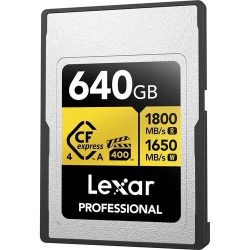 LEXAR 640GB PROFESSIONAL GOLD LCAGOLD640G- RNENG CFEXPRESS 4.0 TYPE-A KART - 3