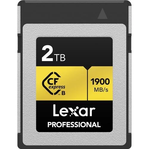 LEXAR 2TB PROFESSIONAL GOLD LCXEXPR002T-RNENG CFEXPRESS 4.0 TYPE-B KART