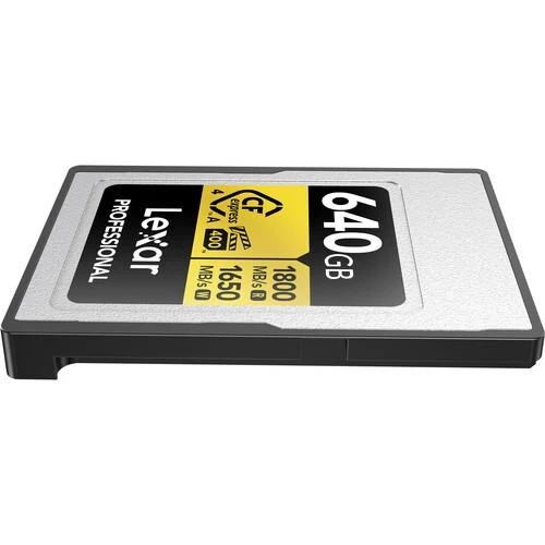 LEXAR 640GB PROFESSIONAL GOLD LCAGOLD640G- RNENG CFEXPRESS 4.0 TYPE-A KART - 5