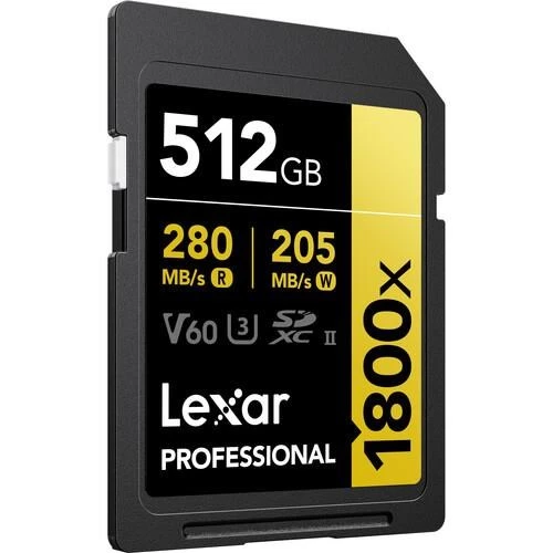 LEXAR 512GB PROFESSIONAL 1800X LSD1800512G-BNNNG SDHC HAFIZA KARTI - 2