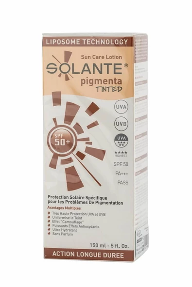 Solante Pigmenta Sun Care Lotion Tinted SPF50+ 150 m