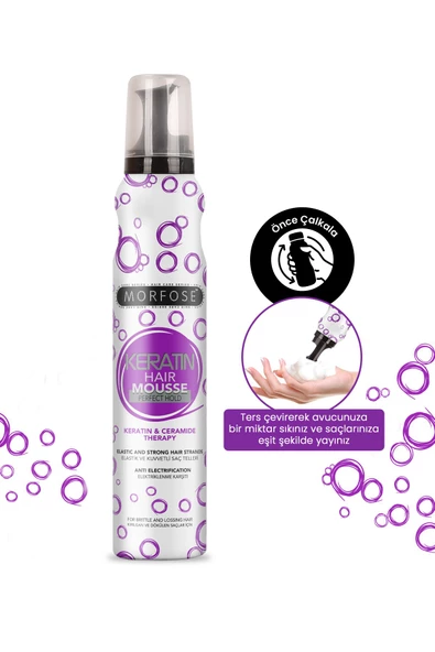 Morfose Keratin Saç Köpüğü 200 ml - 3