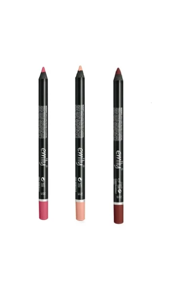 EMILY EMİLY 3'LÜ DUDAK KALEMİ NO: 201-211-223