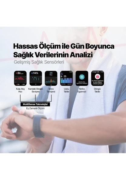 Ttec Tempus 51mm Siyah Akıllı Saat - 6