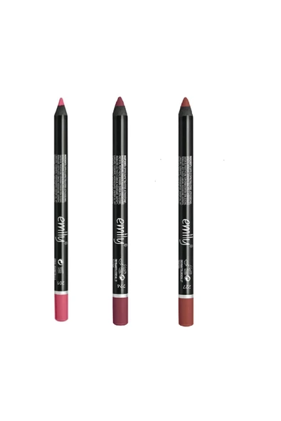 EMILY EMİLY 3'LÜ DUDAK KALEMİ NO: 201-224-227