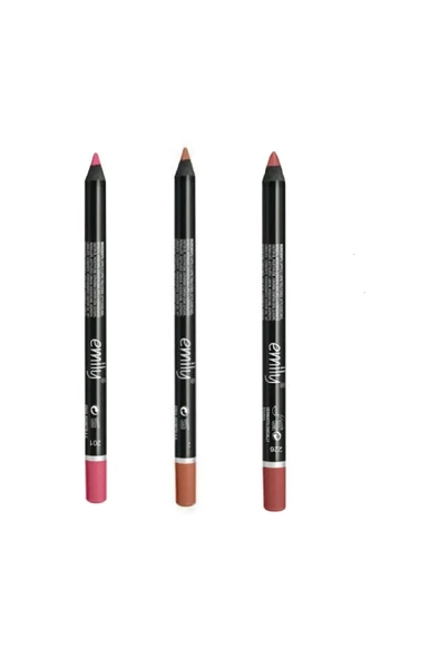 EMILY EMİLY 3'LÜ DUDAK KALEMİ NO: 201-222-226