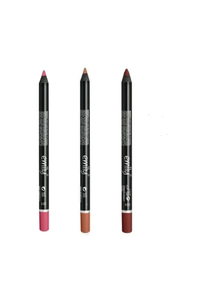 EMILY EMİLY 3'LÜ DUDAK KALEMİ NO: 201-222-223