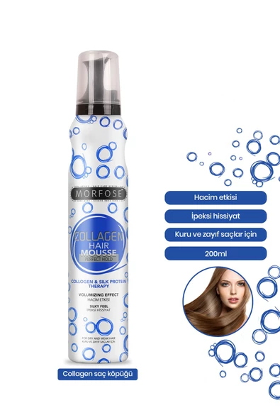 Morfose Collagen Saç Köpüğü 200 ml - 2