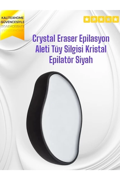THE LADY BEAUTY SHOP Crystal Eraser Epilasyon Aleti Tüy Silgisi Kristal Epilatör Siyah
