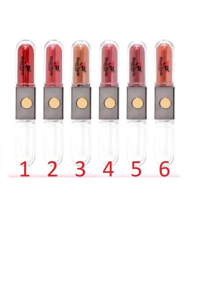 Royal paris Lip Gloss & Oil -Kalıcı parlak Ruj-Çift Taraflı No:4
