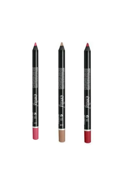 EMILY EMİLY 3'LÜ DUDAK KALEMİ NO: 201-208-225