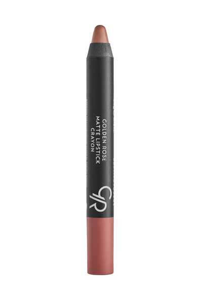 Golden Rose Matte Lipstick Crayon No:15 Natural Beige - Mat Kalem Ruj - 8691190903152