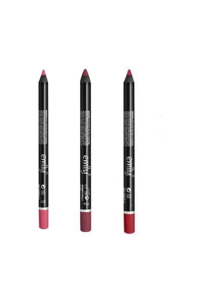 EMILY EMİLY 3'LÜ DUDAK KALEMİ NO: 201-224-225