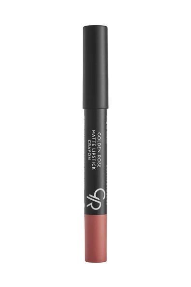 Golden Rose Matte Lipstick Crayon No:15 Natural Beige - Mat Kalem Ruj - 8691190903152 - 2