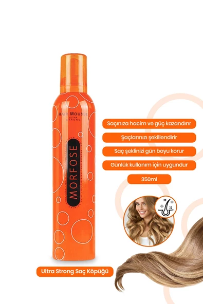 Morfose Ultra Strong Saç Köpüğü 350 ml - 2