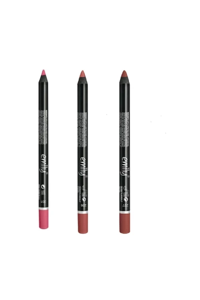 EMILY EMİLY 3'LÜ DUDAK KALEMİ NO: 201-226-227