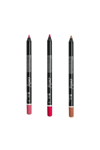 EMILY EMİLY 3'LÜ DUDAK KALEMİ NO: 201-207-222