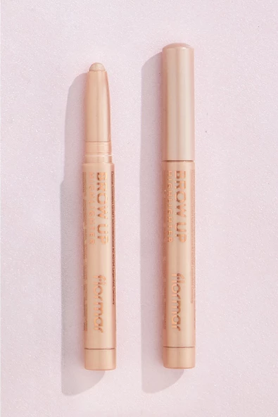 Flormar Asansörlü Aydınlatıcı Kaş Kalemi Uçuk Kahve -brow Up Highlighter Pencil-000 Champagne-8690604622269 - 6