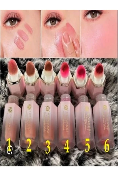 RS Ronassi Cosmetics RONANSİ Mouss Liquid Blush Allık No:06 - 3