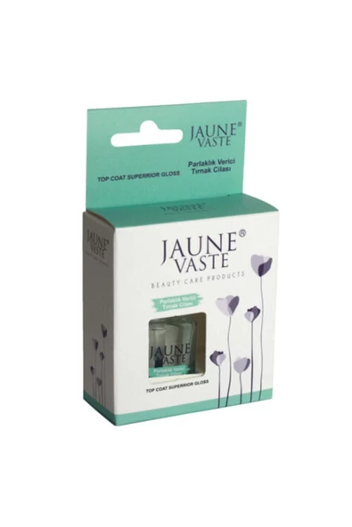 Jaune Vaste Parlaklık Verici Tırnak Cilası Top Coat - 3
