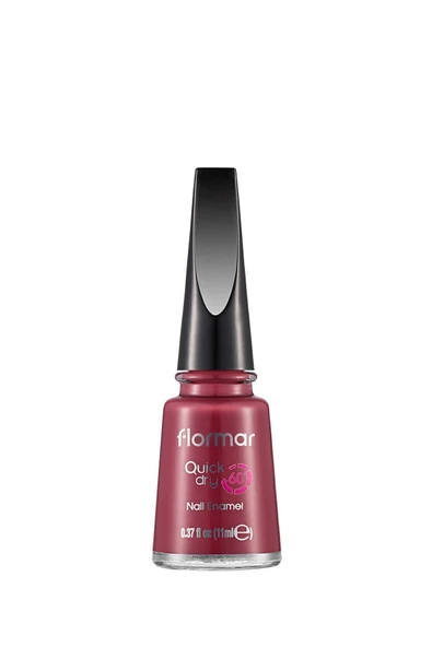 Flormar Oje - Quick Dry Nail Enamel QD20 Rose Taboo 8690604378760 - 2