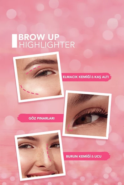 Flormar Asansörlü Aydınlatıcı Kaş Kalemi Uçuk Kahve -brow Up Highlighter Pencil-000 Champagne-8690604622269 - 4