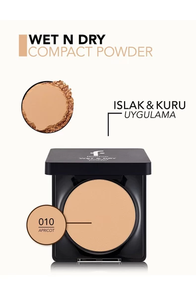 Flormar Wet & Dry Yarı Mat Bitişli Kremsi Kompakt Pudra - 4