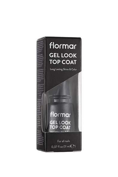 Flormar Gel Look Jel Görünüm Veren Oje Koruyucu Son Kat Tırnak Cilası - 3