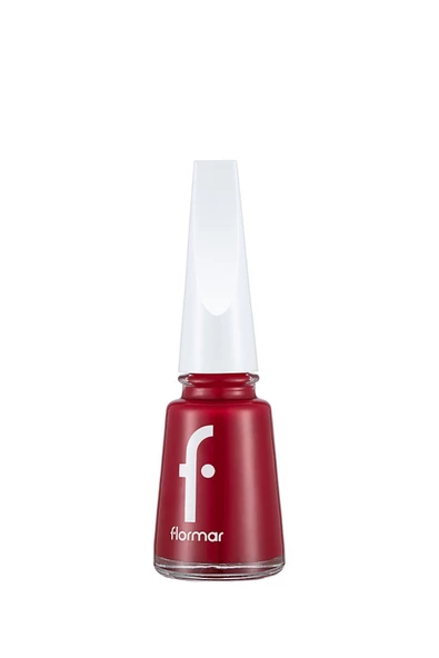 Flormar Klasik Parlak Bitişli Yüksek Pigmentli Oje - Nail Enamel- 048 Fıery Red New- 8682536035712 - 2