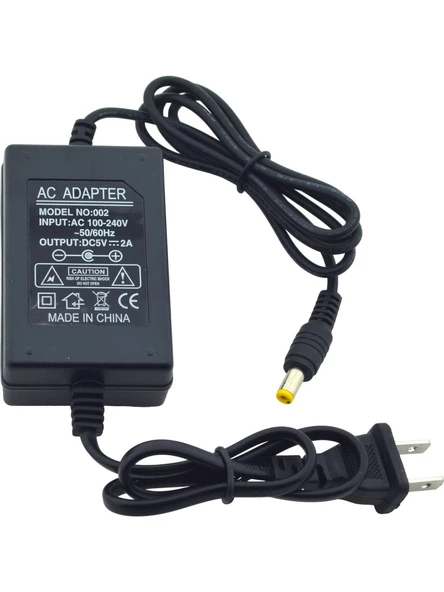 Siyah Universal Ac Adaptör 5V 2A 10W 5.5mm x 2.5mm NO.002