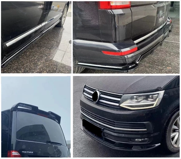 TRANSPORTER T6 & CARAVELLE 16-19 İÇİN AERO KİT (SPOİLER DAHİL)    PARLAK SİYAH