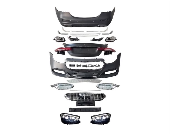 W213 2016-2019 E SERISI IÇIN 2020+ MAYBACH GORUNUM BODY KIT - 1