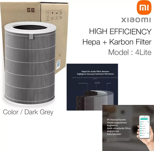 Mi Smart Air Purifier 4 Lite Orjinal Filtre - 2