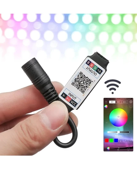 Rgb Led Kontrol Bluetooth Cihazı - BLuetooth Modulü - Akıllı Cihazlarda Uygulama Üzerinden Kontrol - 2