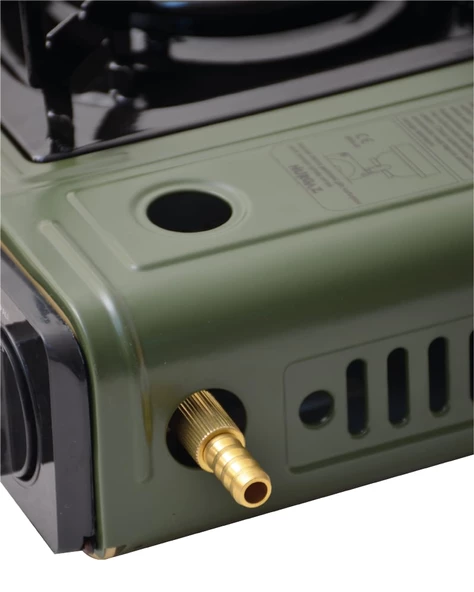 Tekli Portatif Ocak Tüp Haki+3 Adet 220 Gr Kartuş Set - Resim 2