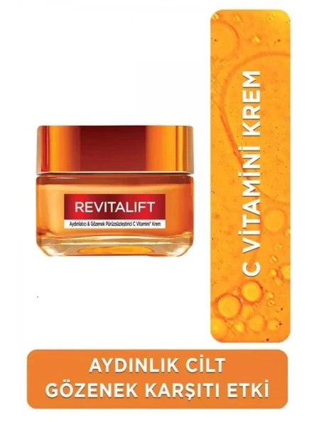 Loreal Revıtalıft C Vitamini Aydınlatıcı Nemlendirici 50 Ml>
