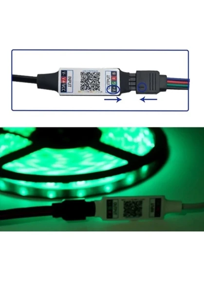 Rgb Led Kontrol Bluetooth Cihazı - BLuetooth Modulü - Akıllı Cihazlarda Uygulama Üzerinden Kontrol - 3