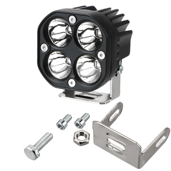 Offroad Motosiklet Uyumlu Sis lambası Metal Kasa 2 Adet - 6