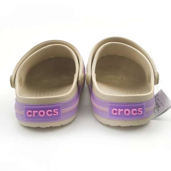 ÇOCUK CROCS CROCBAND ICONİC BEJ LİLA - 3
